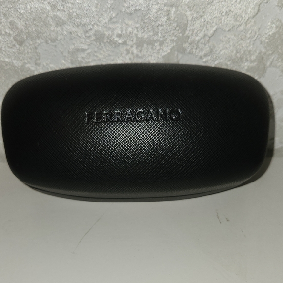 Salvatore Ferragamo Black Frame Sunglasses with Brown Gradient Lenses - Picture 6 of 6